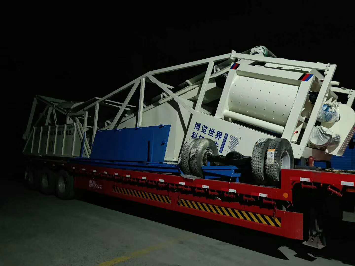 移動式混凝土攪拌站 移動式混凝土攪拌站